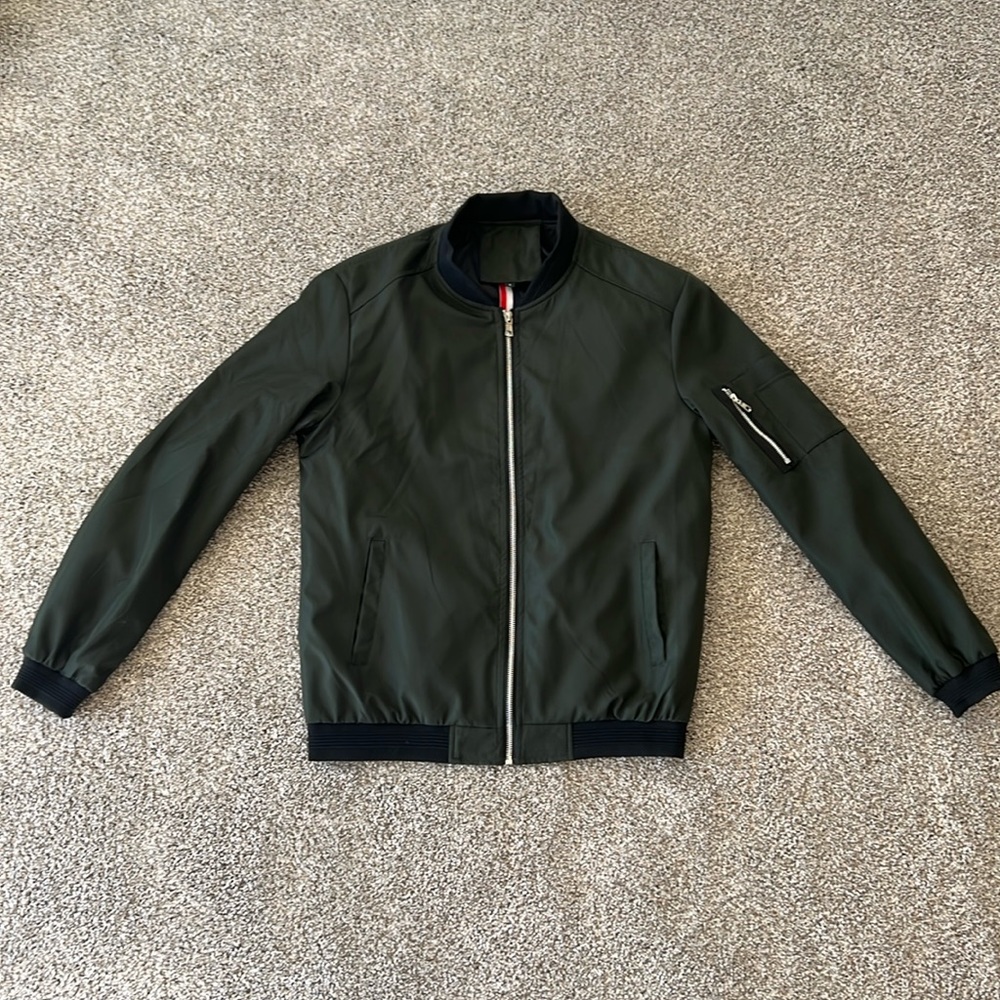 Men's Green Bomber Jacket